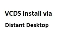 VCDS Install via "Distant Desktop"